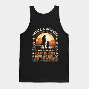 Mother and Daughter Not Always Eye to Eye Mother's Day Tank Top